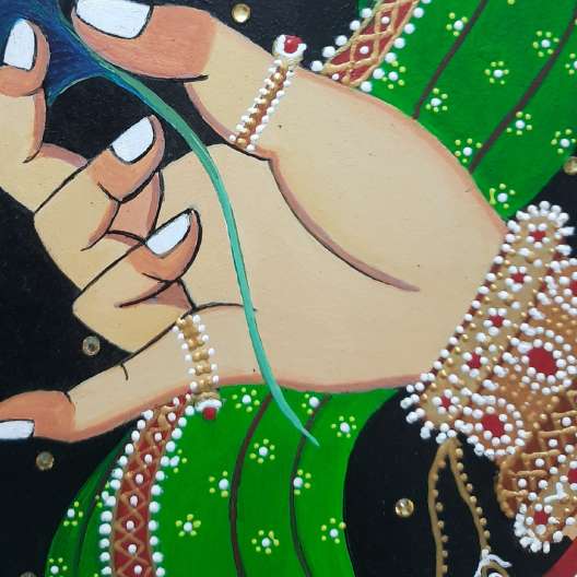 Hand of Radhaji Pichwai Painting